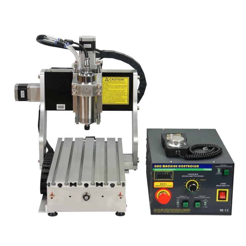 TEBAK JY-16 3020 800W Industrial Engraving Drilling Machine with Handwheel 300*200mm Carving Size 3 Axis 4 Axis