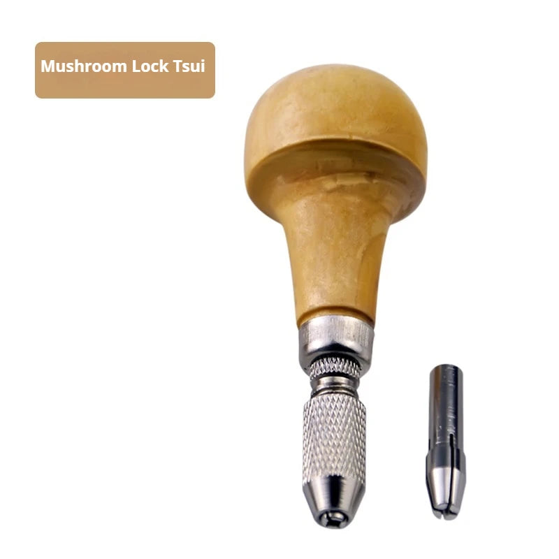 Jewelry Making Tools 3-Chunk 1mm 2.35mm 3mm Pin Vise Carbide Wood Hand Drill for Jewelry Mushroom Sharp Diamond Bead Tool Stone