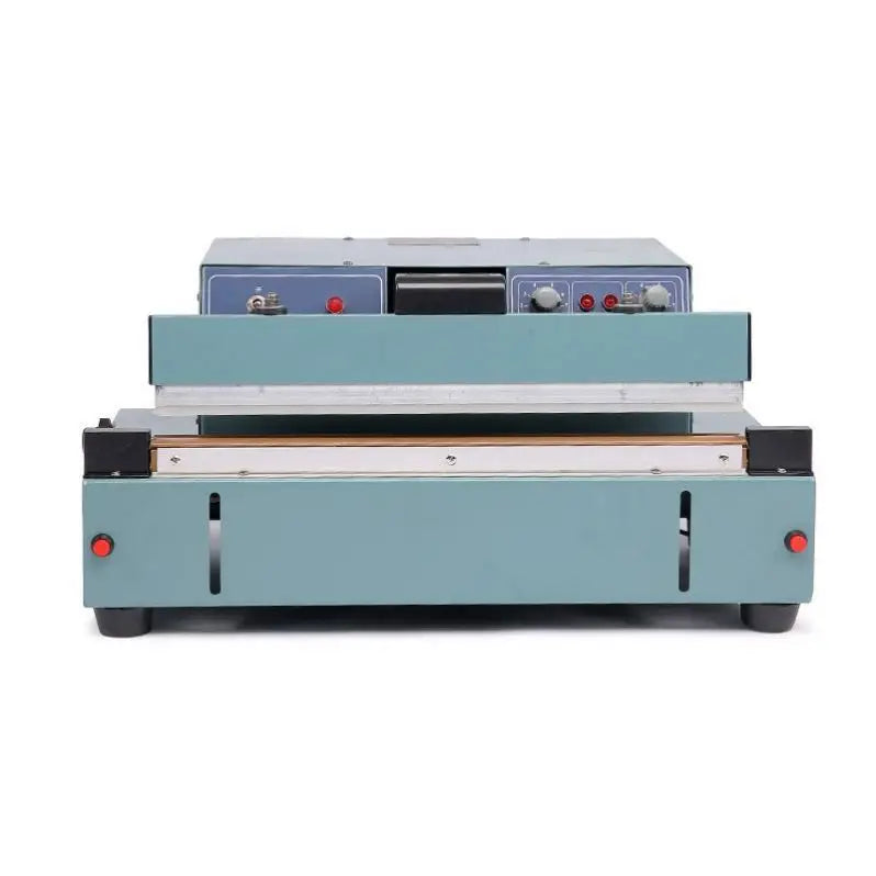 TEBAK Semi Auto Heat Pedal Aluminum Food Chemical Materials Plastic Bag Foot Impulse Cutter Sealer Sealing Machine