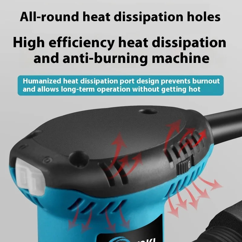 Tebak Model 6406 125mm 320W With Variable-speed 220V Electric Sanding Machine Orbital Sander Machine for Wood Working