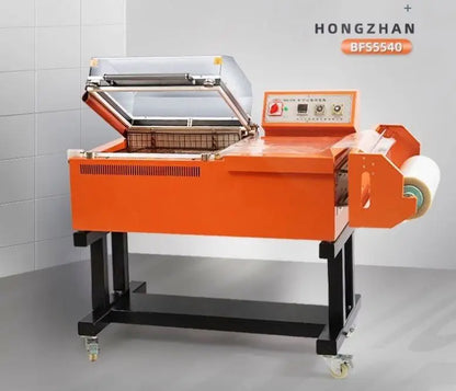 TEBAK 2 in 1 Sleeve Tunnel Case Tool Toiletries Strip Plastic Packaging Pof Film Seal Cutting Shrink Wrapping Machine