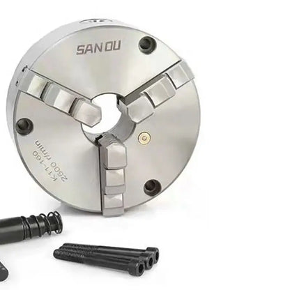K11-80/100/130/160/200 Lathe Chuck 3 Jaw Self-Centering K11-125 Sanou Brand 3 Jaw Chuck Metal Chuck for Mini Metal Lathe