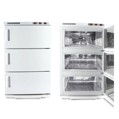 TEBAK Professional Electric Vertical Salon Spa Tool Cabinet Towel Heater Ultraviolet Towel Warmer