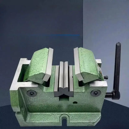 TEBAK Universal V Type Machine Vice/Vise V-shaped Circular Round Table Vise Clamp Circular for CNC Machine Accessories Tools