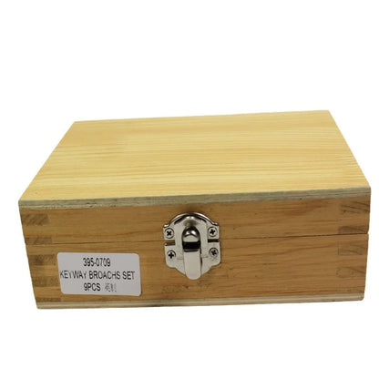 TEBA HSS Metric Keyway Broach Sets with Shim Hss Metric Keyway Broach Set Customized Lathe Broaching Tool