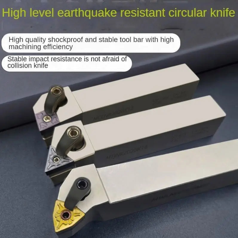 ANDUUK WTJNR 2525M16 Cutter TNMG1604/08 Inserts CNC Lathe Machine Cutting Tools External Turning Tool Holder WTJNR