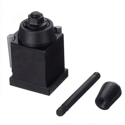 TEBAKHigh Durability OXA 3pc Wedge Type Tool Post Set for Efficient for Lathe Operations with Quick Change Capability