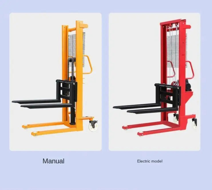 Fully Electric Stacker Provide Manual Hydraulic Forklift Trucks with Strong Bearing Capacity and Flexible Operation