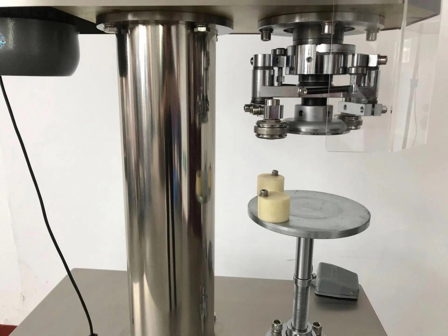 TEBAK Glass Jar Vacuum Sealer Machine Mini Cup Sealer Vertical Electric Aluminum Beer Soda Stainless Steel Can Capping Machine