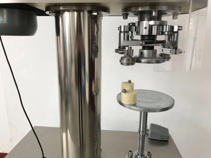 TEBAK Glass Jar Vacuum Sealer Machine Mini Cup Sealer Vertical Electric Aluminum Beer Soda Stainless Steel Can Capping Machine