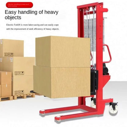 Fully Electric Stacker Provide Manual Hydraulic Forklift Trucks with Strong Bearing Capacity and Flexible Operation