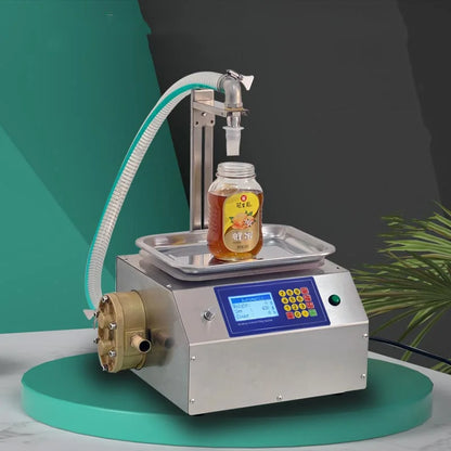 TEAK Single Head Magnetic Pump Food Oil Small Soda Bottle Alcohol Scale Bottle Water Can Manual Automatic Liquid Filling Machine