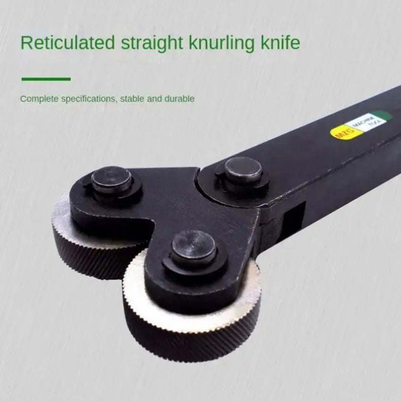 ANDUUK Knurling Tool 0.4  0.6 0.8 1.0 1.2 1.4 1.6 mm Double Wheel Reticulated Form Knurling Tool for Lathe