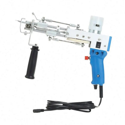 TEBAK 2 in 1 Cut Pile and Loop Pile Rug Tufting Gun Weaving Machine Carpet Hand Tissues Tufting Gun and Trimmer for Diy