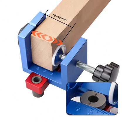 TEBAK W-136 Woodworking  Three in One Circular Wooden Tenon Panel Furniture Auxiliary Drilling  Tool Woodworking Pocket Hole Jig