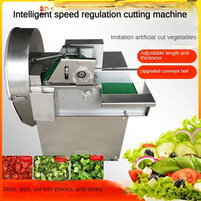 Multifunctional Automatic Vegetable Shredding Machine 120-305 KG/H Schools Restaurant Kitchen Vegetable Fruit Cutting Machine