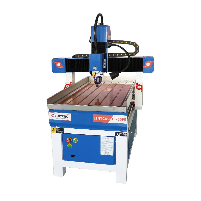 A TEBAK Cnc Router Machine 1212 6090 Woodworking  Machines Vacuum Table Desktop Milling Cnc Mill 4 Axis 3D Wood Drill Cutter