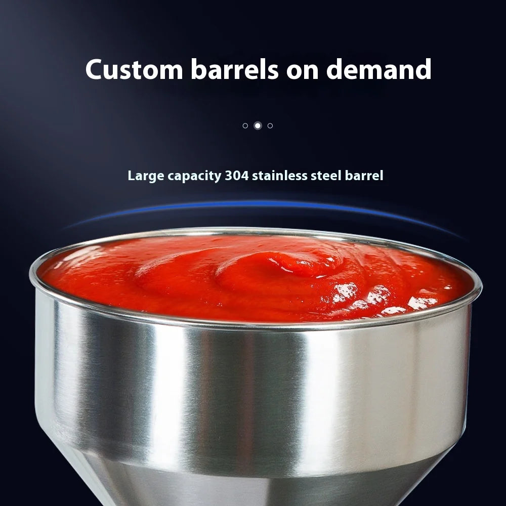 TEBAK Automatic Liquid Machine Small Bottles Lotion Cream Cosmetic Food Viscous Liquid Filling Machine With Conveyor and Hopper