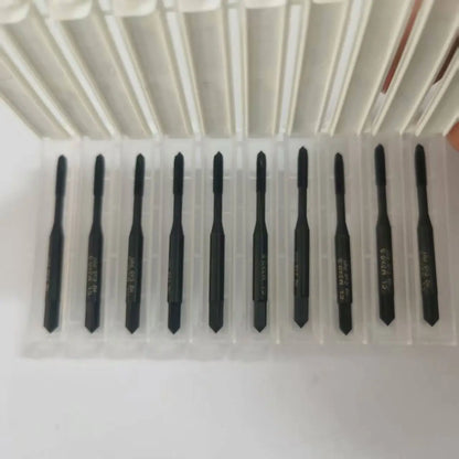 TEBAK Thread Taps Cutting Tool Straight Flute Machine Screw Thread Taps High Speed HSS Black Coating Machine Cutting Tools