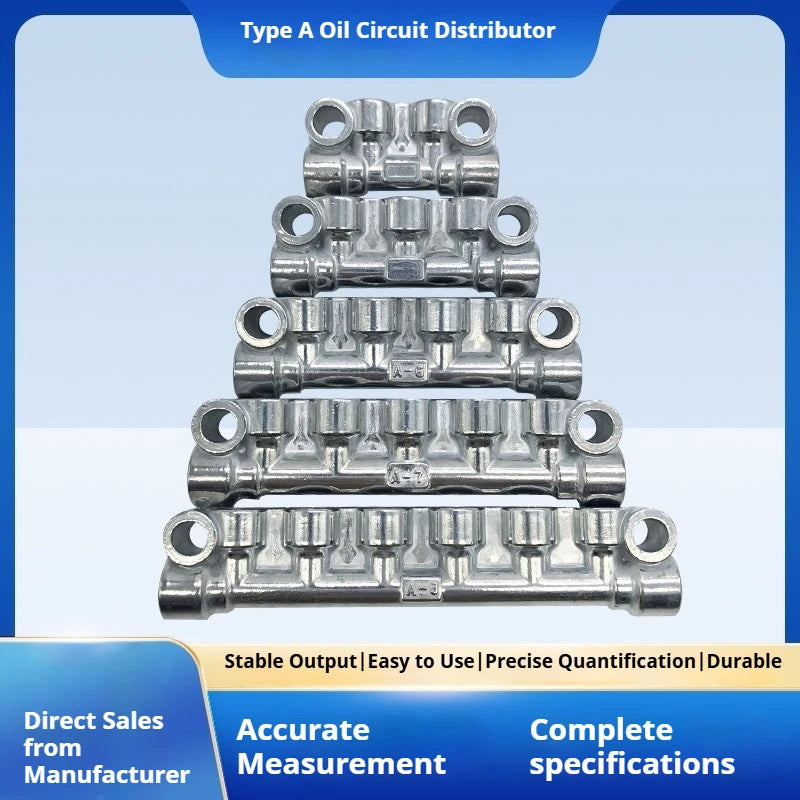 Cnc Machine Tools Mechanical Lubrication System for Oil Separator and Lubrication Accessories Resistance Oil Circuit Distributor