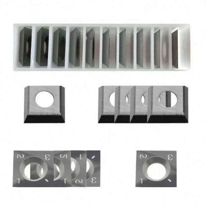 Fengke New 12*12*2.2 Square Tungsten Carbide Cutter Inserts for Spiral Cutter Head for Woodworking and Retail Industries