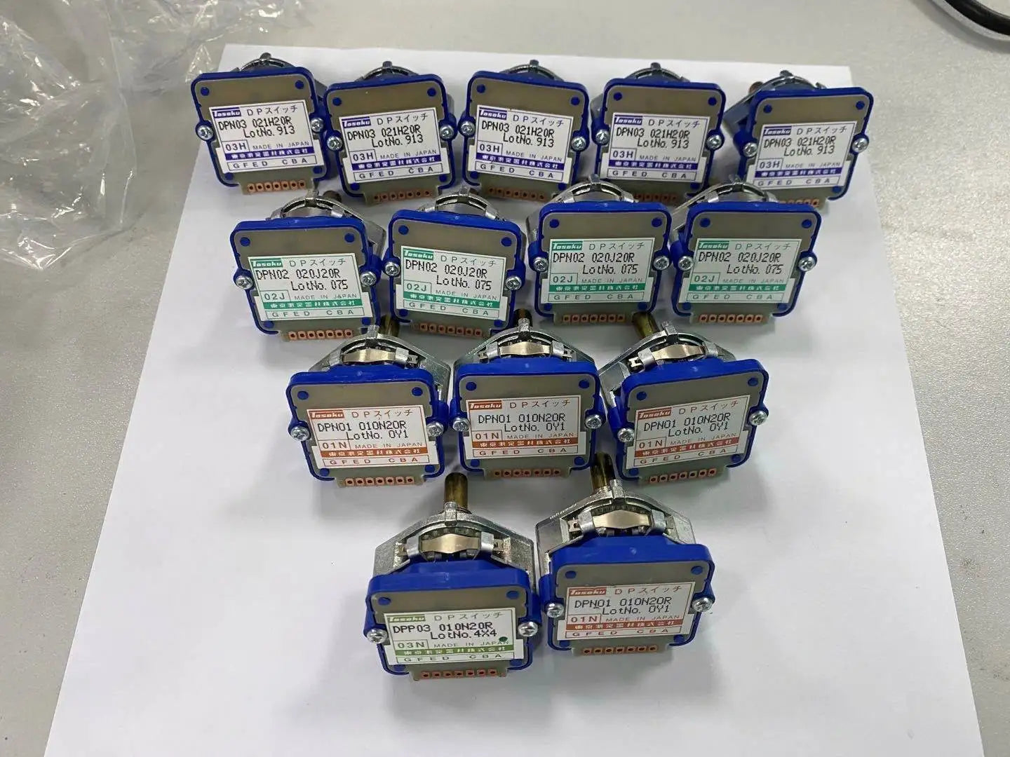 ANDUUK TOSOKU Japan Band Switch Digital Code Rotary Switch DPN 01S