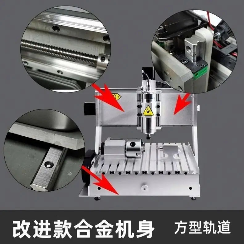 TEBAK DIY Engraving Machine a B Rotation CNC Rotary Table 5 Axis CNC 5th Axis