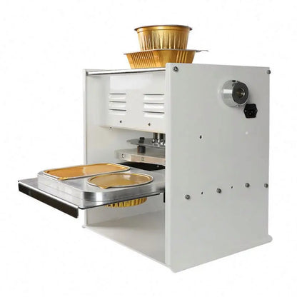 TEBAK SY-050 New Product Custom Small Manual Sealing Machine for Plastic Grain Cover Plastic Yogurt Cup