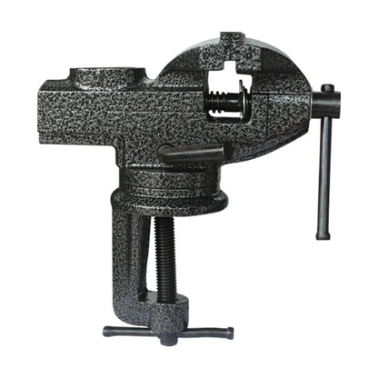 ANDUUK DL110080 Multi-functional Swivel Small Table Vice Household Work Flat Vice Type 80 Black Sliding Smooth Strong Clamping