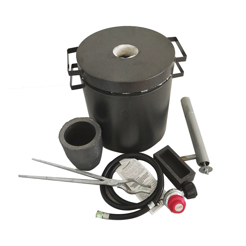 TEBAK Gold Silver Copper Melting Furnace Oven Jewelry Gold Melting Metal Jewellery Processing Melting Machine Graphite Crucibles