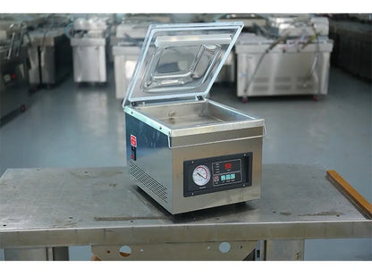 TEBAK Date Printing Dz 400 Desktop Single Chamber Wet Dry Liquid Food Small Household Vacuum Sealer Packing Machine