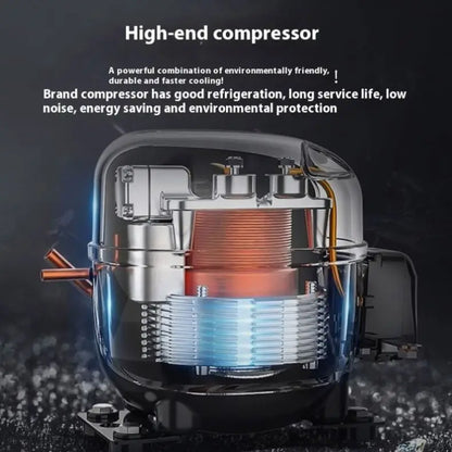 Freezer Shouwcase Stainless Steel 6Door Dual Temperature Freezer Hotel Restaurant Commercial Upright Kitchen Refrigerator