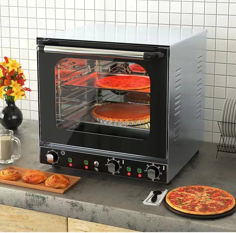 TEBAK Countertop Bread Cake Electric Industrial Bread Baking Convection Oven Industrial Bread Baking Machine