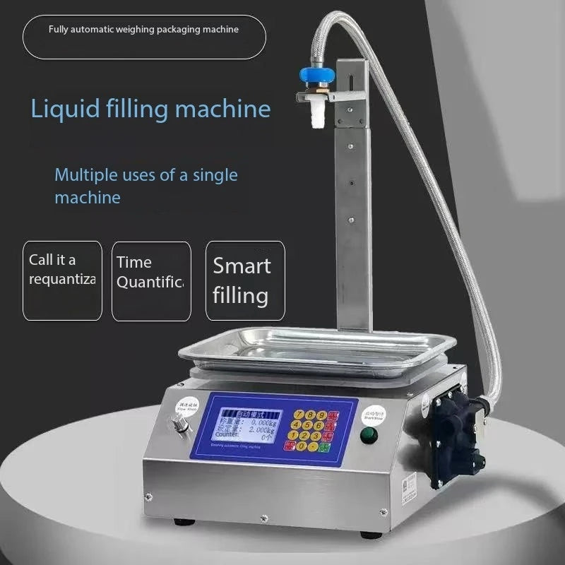 TEBAK CSY-L17 High-Quality Semi-Automatic Weighing Gear Pump Filling Machine for Paste Honey, Shampoo, Cosmetic Cream