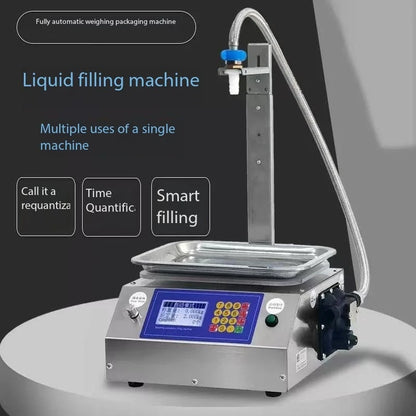 TEBAK CSY-L17 High-Quality Semi-Automatic Weighing Gear Pump Filling Machine for Paste Honey, Shampoo, Cosmetic Cream