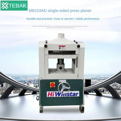 A TEBAK XJ-23 Wood Planer Single Side Woodworking Thickness Planer Thicknesser Wood Planer Machine