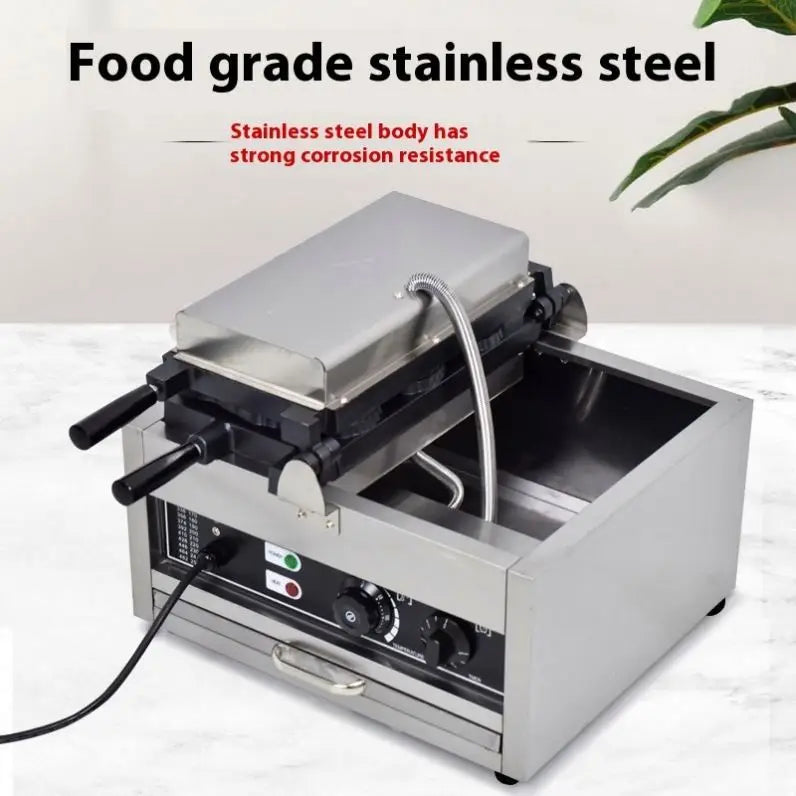 Waffle Maker Machine Custom Fashion Design Lpg Ng Gas Electric Long Waffle Maker Banana Shape Stick Commercial Waffle Maker