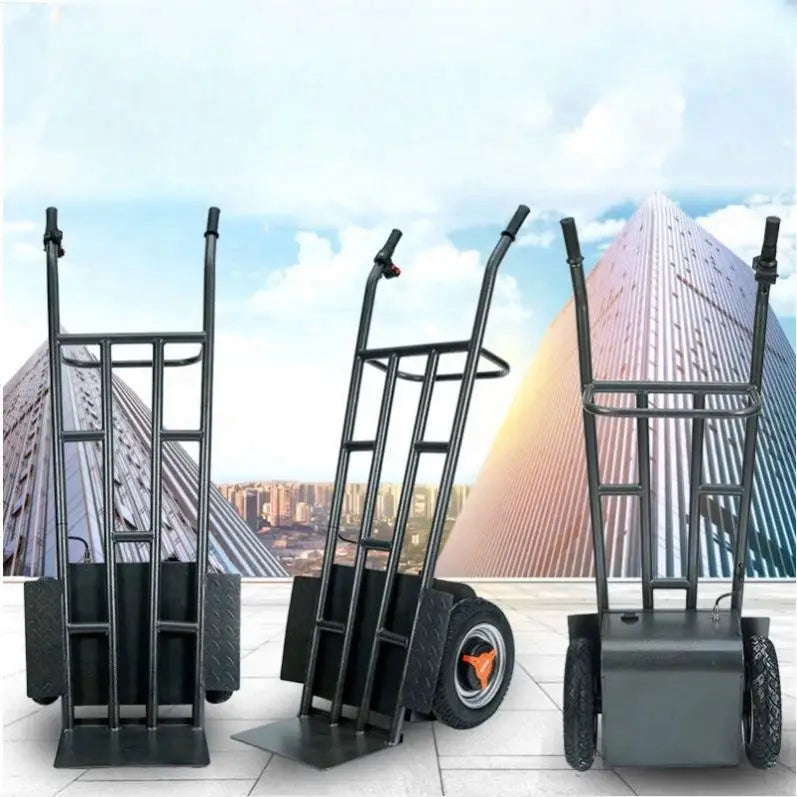 Factory Wholesale Electric Hand Truck Capacity 600KG Battery Powered Hand Truck Lithium Battery Hand Trolley for Material Moving