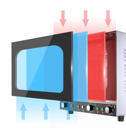 TEBAK Countertop Bread Cake Electric Industrial Bread Baking Convection Oven Industrial Bread Baking Machine