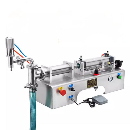 TEBAK Semi Auto Cream Bean Paste Ointment Volumetric Liquid Honey Sugar Piston Filler Pump Filling Machine for Thick Liquid