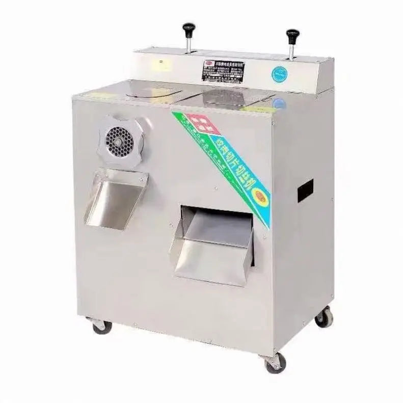 TEBAK Meat Grinder Functional Stainless Steel Chicken Fish Cattle Sheep Pork Automatic Commercial Home Meat Cutting Machine