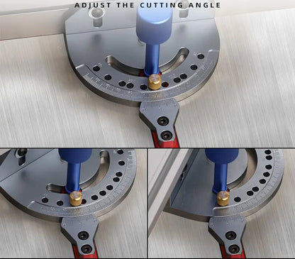 TEBAK W-01 Table Saw Fence Cutting Guide Measure Miter Gauge Woodworking Miter Slider Gauge Woodworking Tool