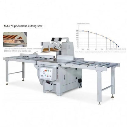 TEBAK CX-08 Nicer Woodworking High Speed Pneumatic Circular  Optimizing Cross Wood square Saw Cut Machine
