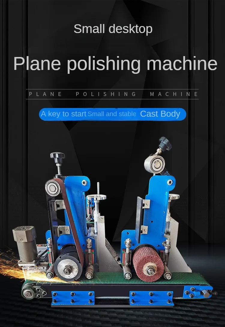 Table Polishing Machine Lathe Outer Circle Derusting Wire Drawing Knife Automatic Plane Belt Sander