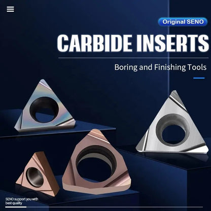 TEBAK TPGT TPGH 080202L Carbide Inserts Boring Cutter Inserts High Precision Lathe Cutting Tools for Steel