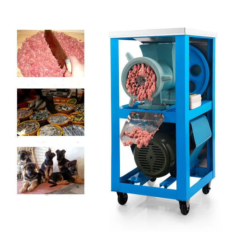 TEBAK Commercial Bone Fish Machine Chicken Skeleton Machine Meat Chopping Machine 32/42/52/62 Vertical Meat Grinder