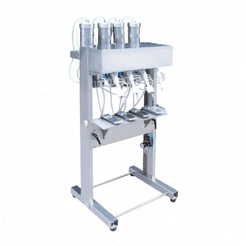 TEBAK Shampoo Cleaner Corrosive Bottling Double Head Corrosive Liquid Sterilization Water Liquid Bottle Oil Filling Machine