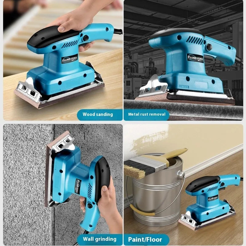 TK Factory Direct Sander 220V Portable Surface Finishing Electric Orbital Sander Woodworking Constant Speed 400W Sanding Machine