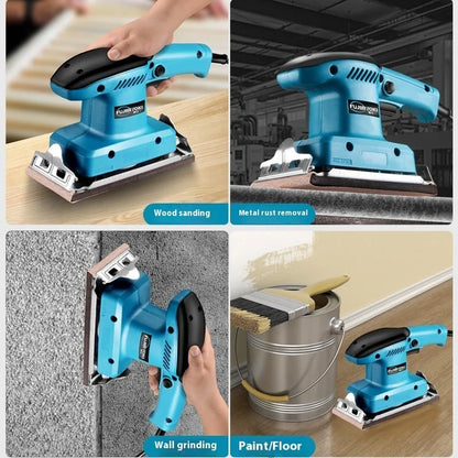 TK Factory Direct Sander 220V Portable Surface Finishing Electric Orbital Sander Woodworking Constant Speed 400W Sanding Machine