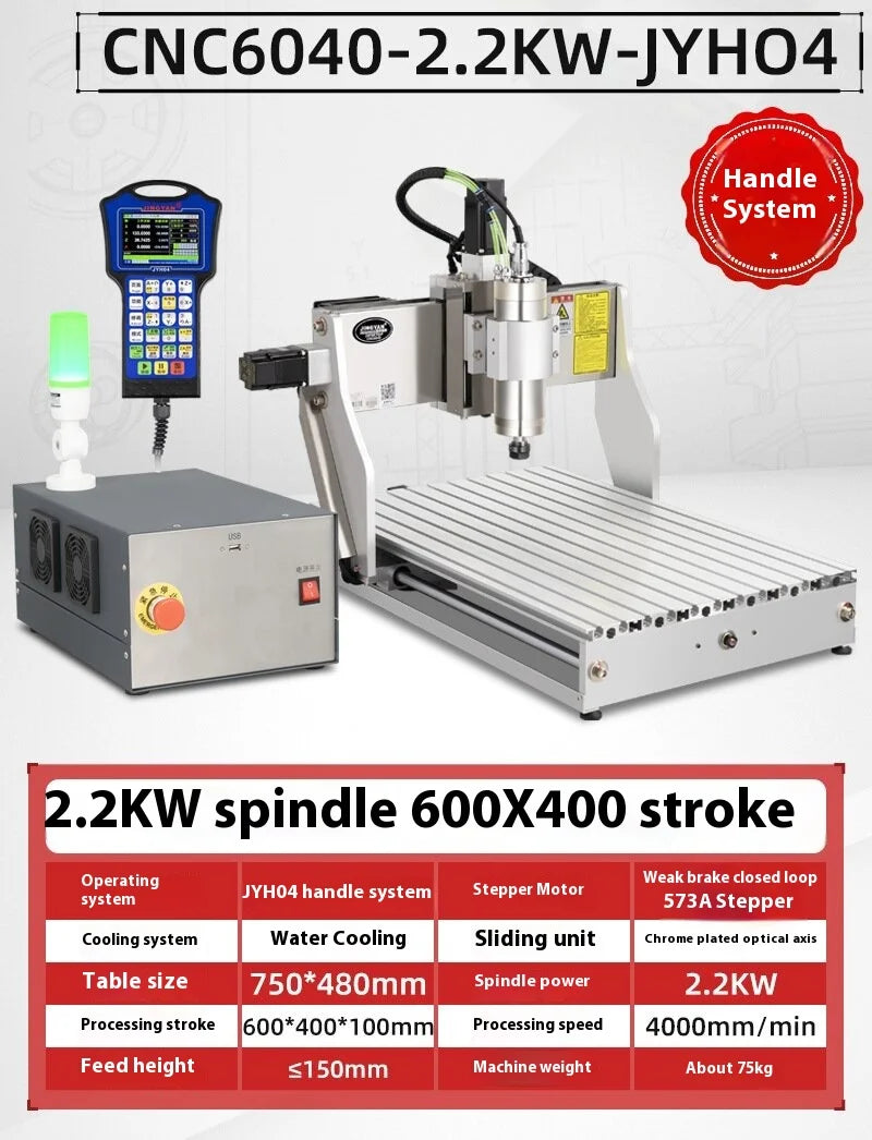 TEBAK JY-04 Wood CNC Router Engraver Industrial Engraving Machine 6040 1.5kw 2.2kw Milling Machine  Industrial Engraving Machine